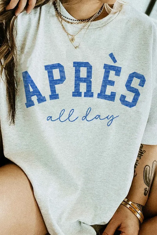 APRES SKI ALL DAY GRAPHIC TEE