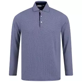 Ashton Comfort Fit Luxe Tech LS Polo Atlanta Blue - 2024