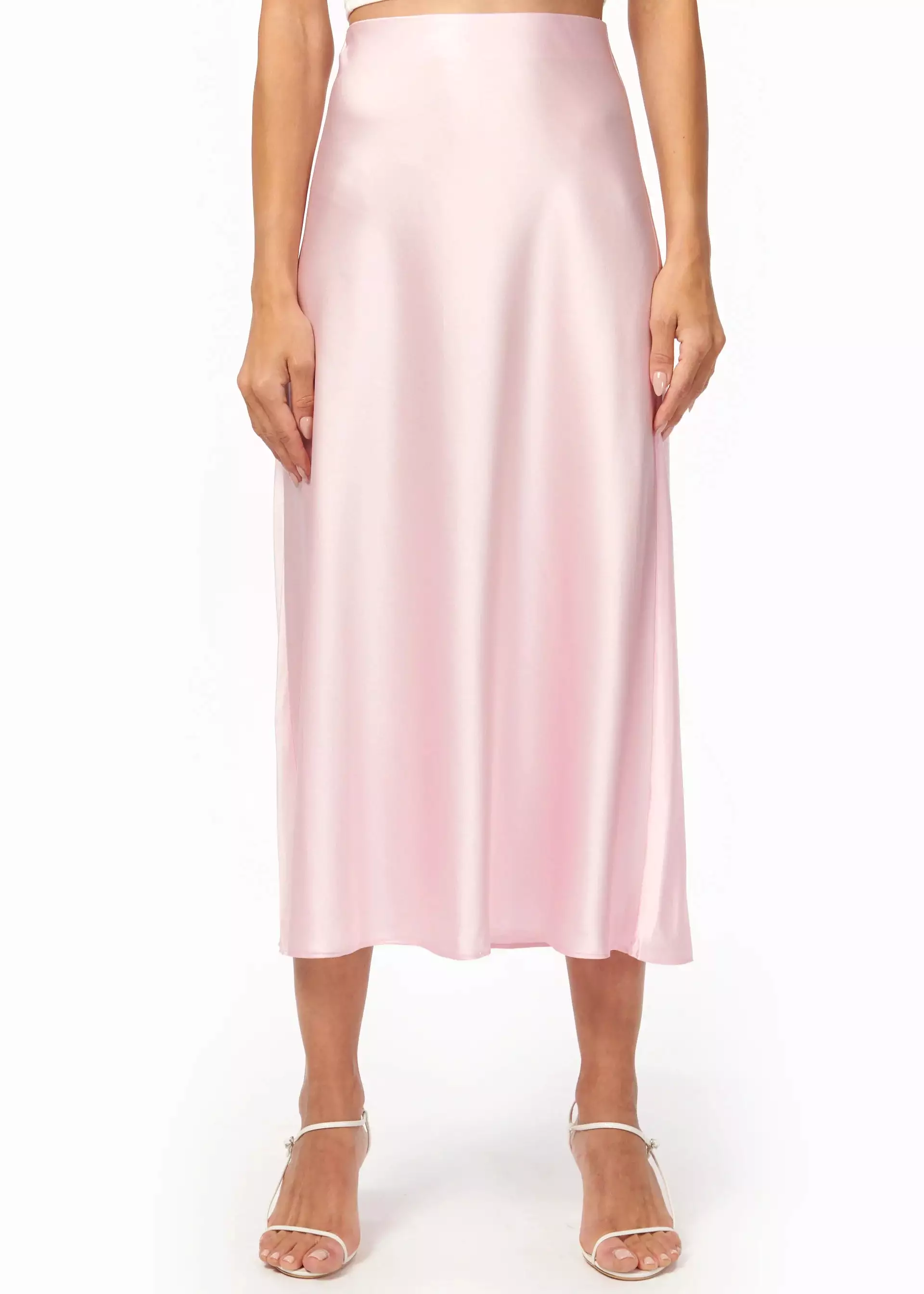 Aviva Silk Slip Skirt