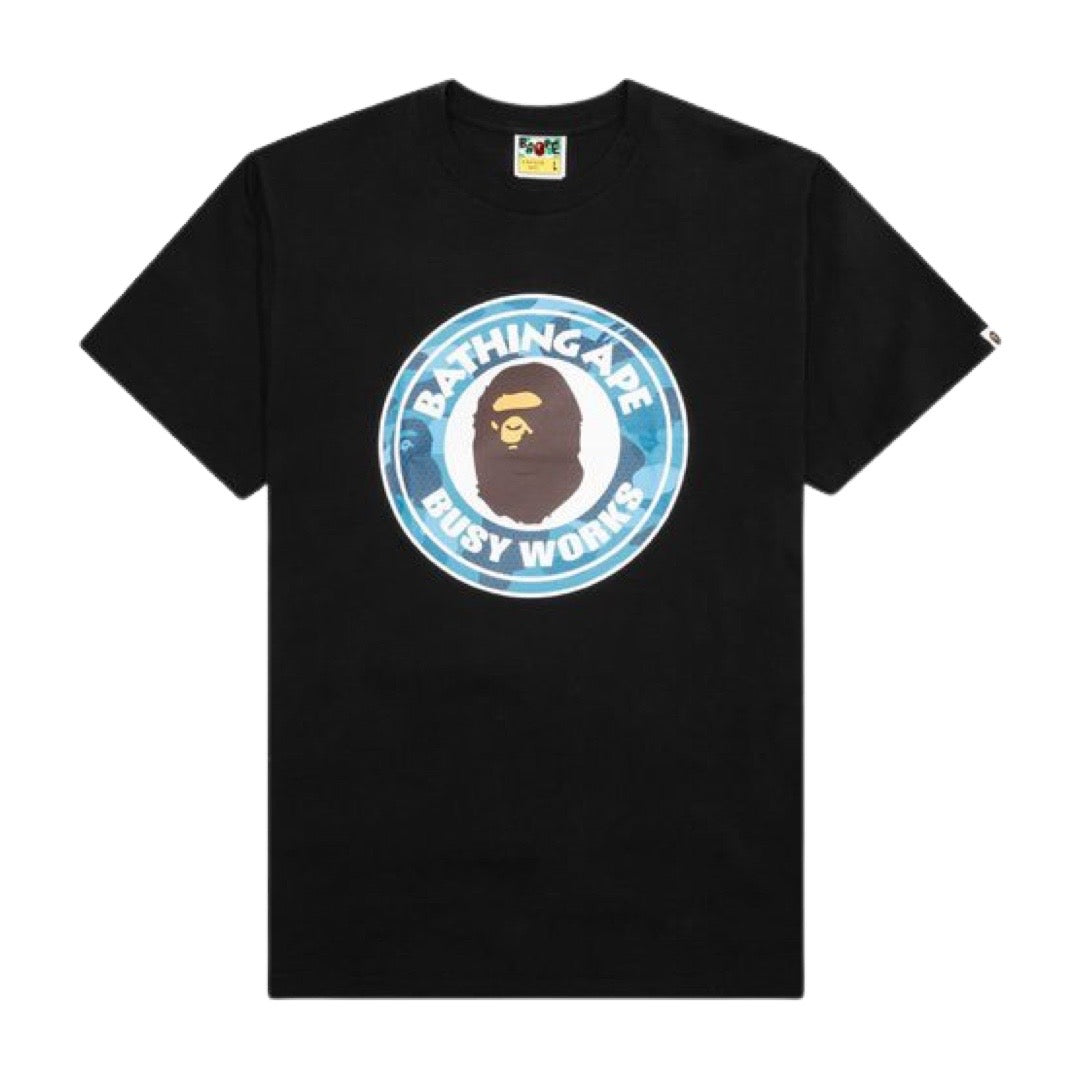 BAPE Honeycomb Busy Works Black Tee