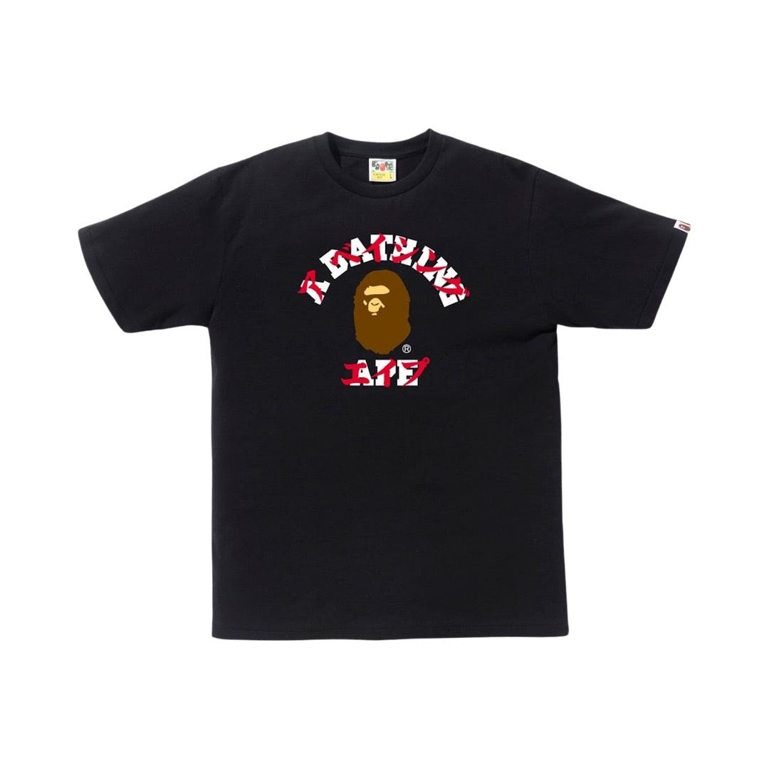 BAPE “Katakana College” Black Tee