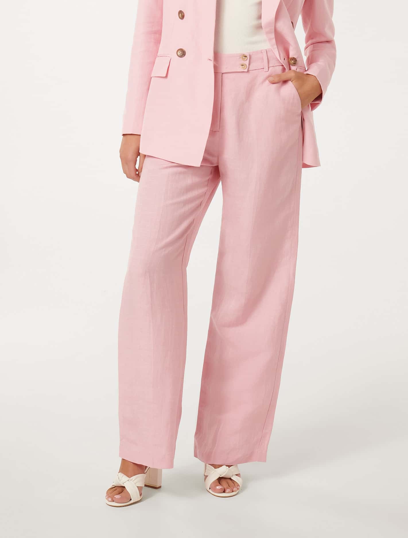 Bella Button Tab Pants