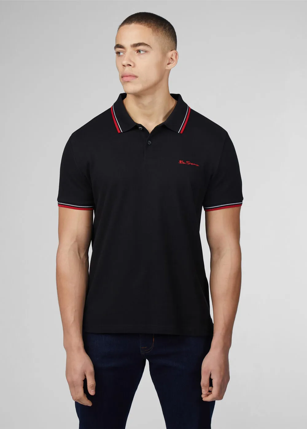 Ben Sherman Signature Polo Black