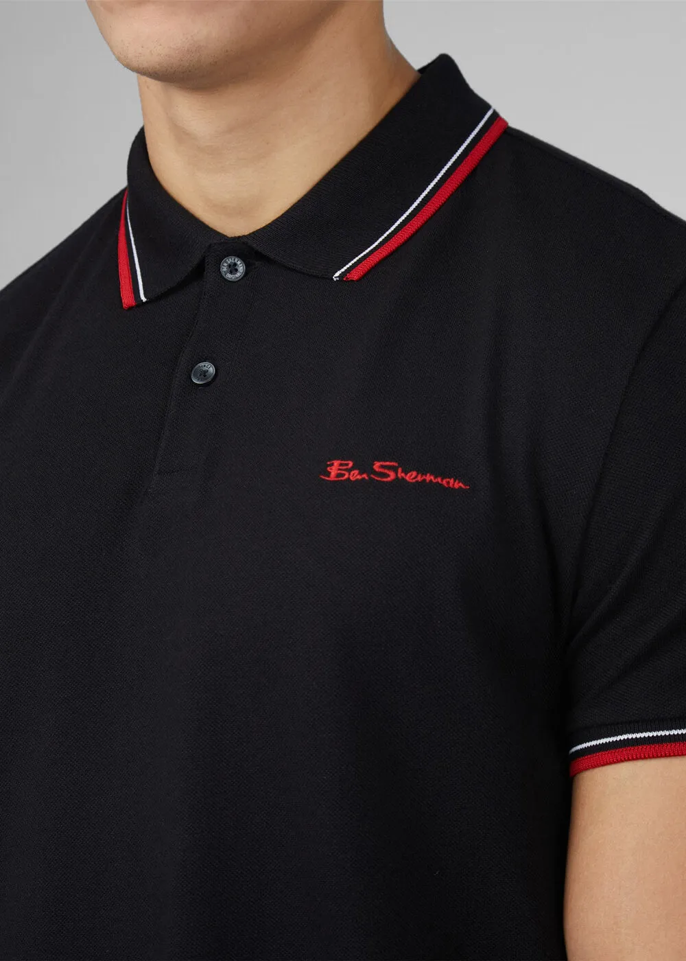 Ben Sherman Signature Polo Black