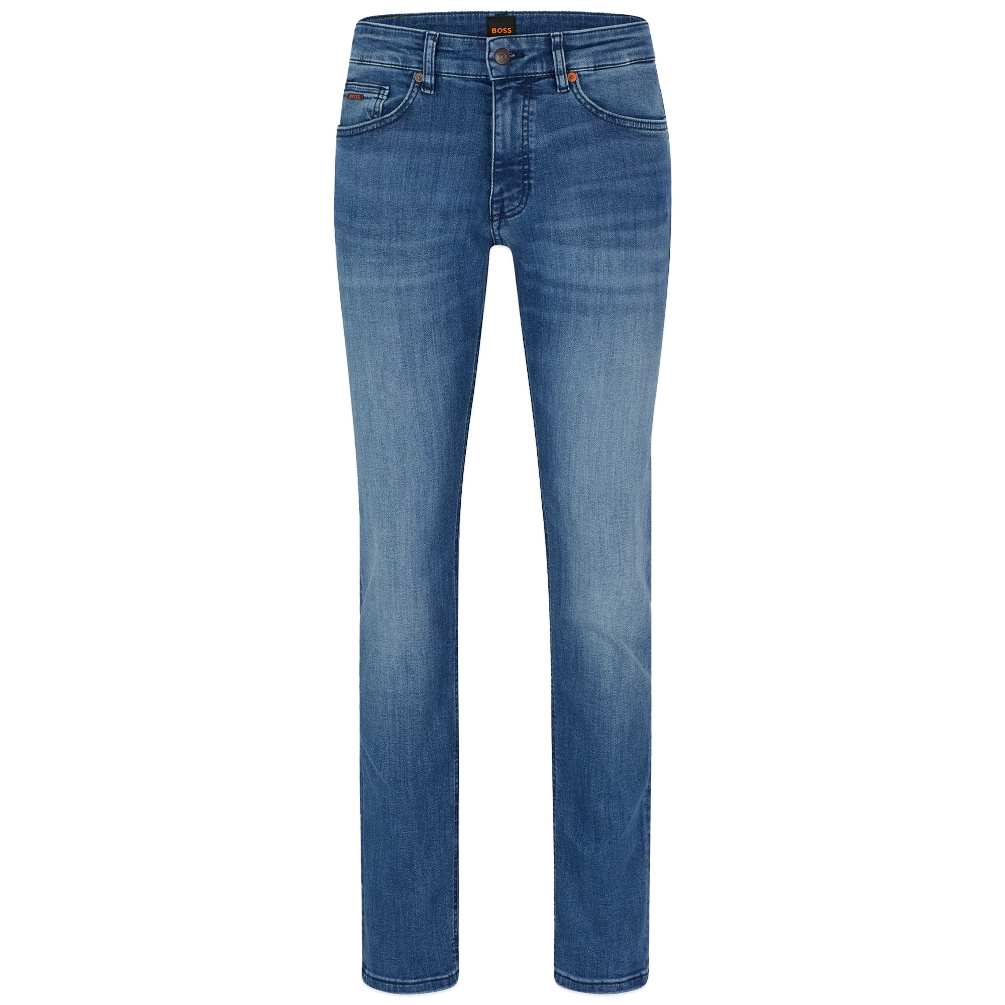 Boss Delaware Slim Fit Jeans - Film Light Blue Stretch