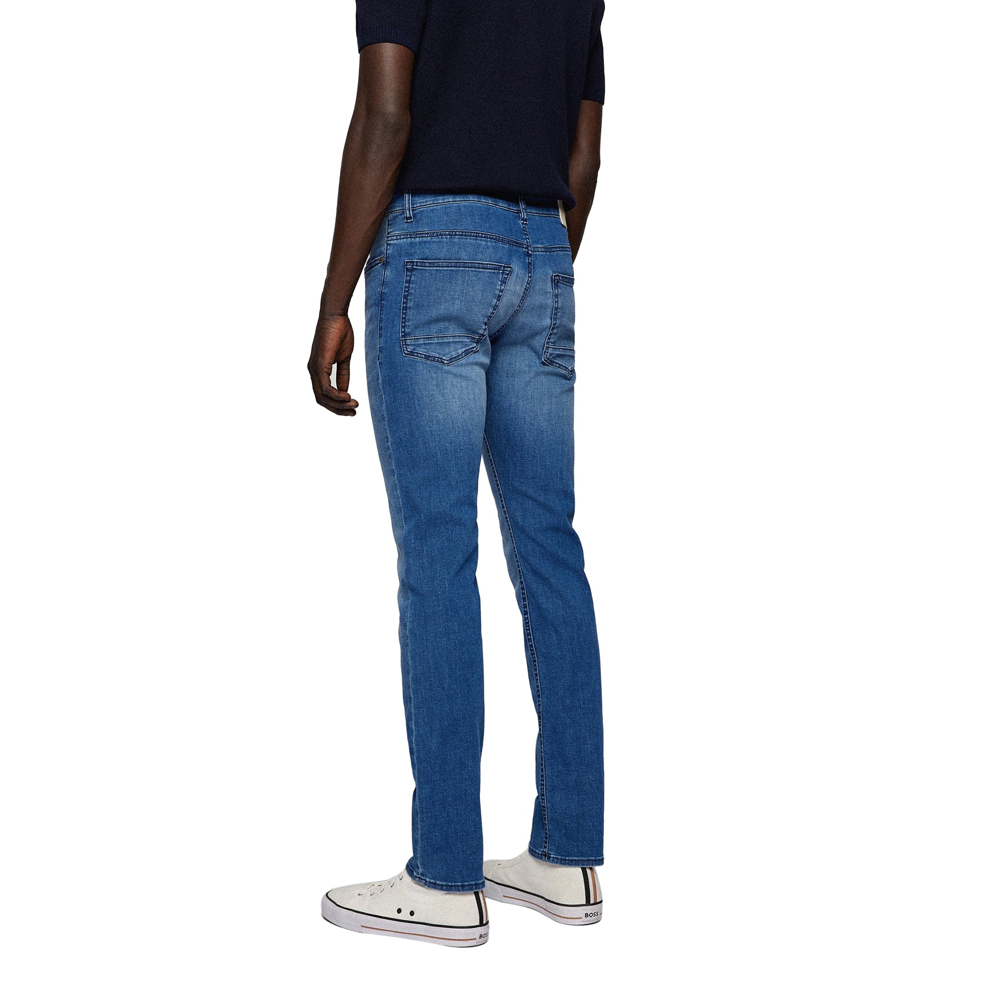 Boss Delaware Slim Fit Jeans - Light Blue Stretch