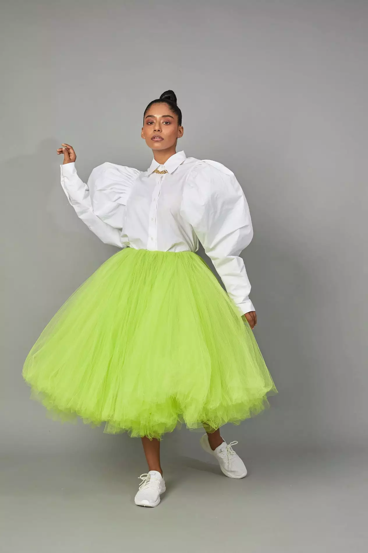 BOTTLE BRUSH TULLE SKIRT