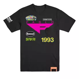 BWOOD Pablo 1993 Patched Up Black Tee