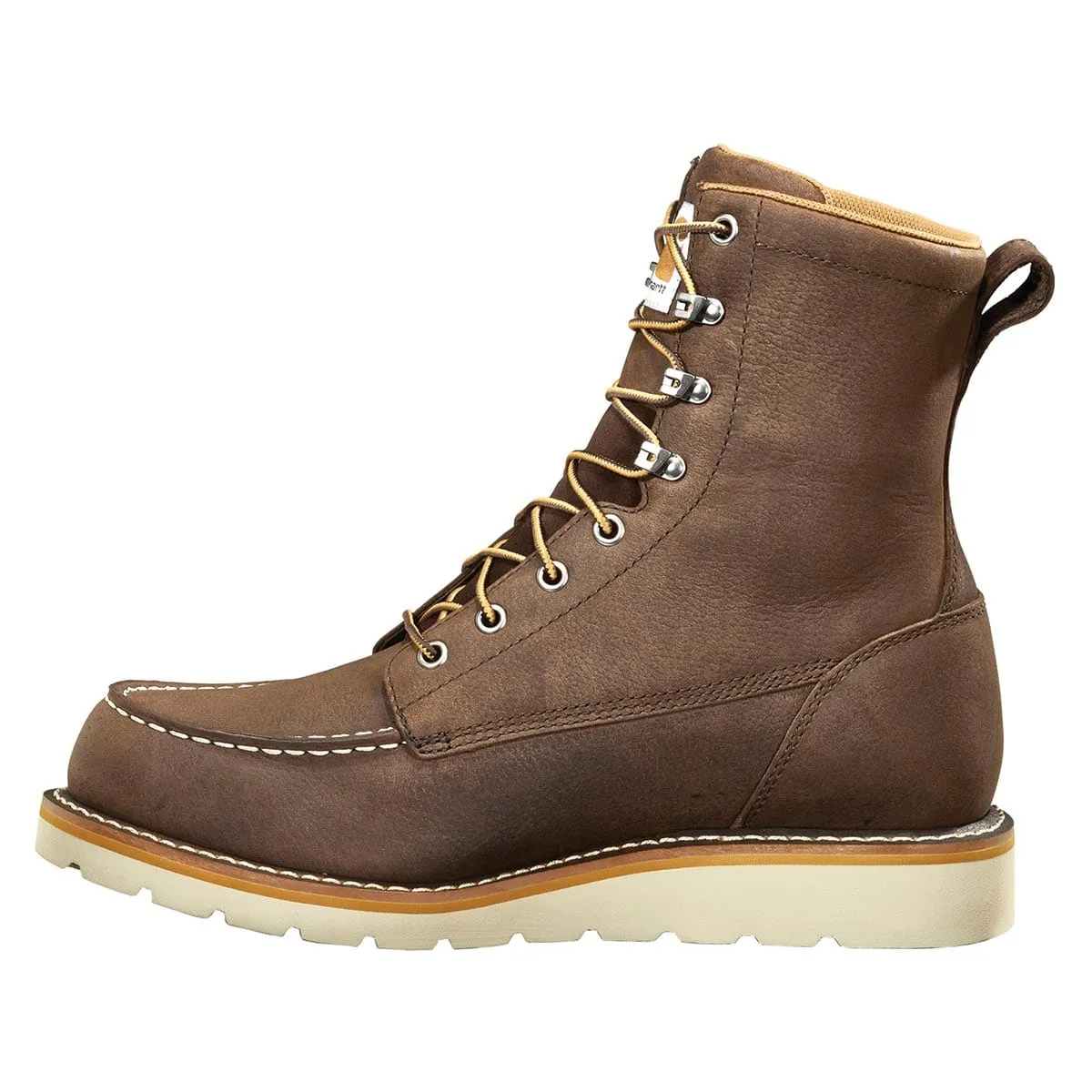 Carhartt Men's Waterproof 8 Moc Toe Wedge Boots - Brown