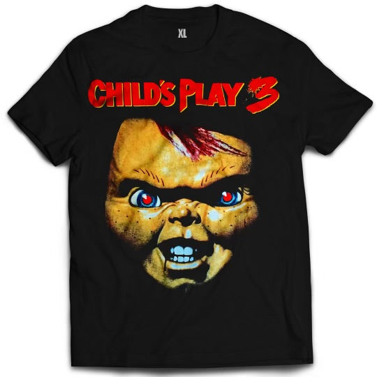 Childs Play Chucky Black Tee