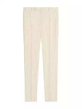 CLASSIC STRIPED WOOL PANTS