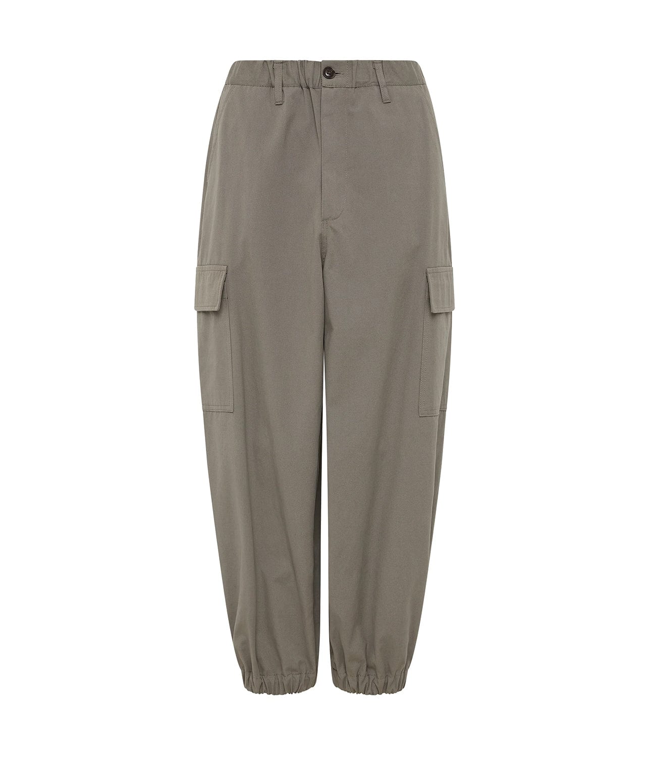 COTTON CARGO PANT- SMOKEY OLIVE