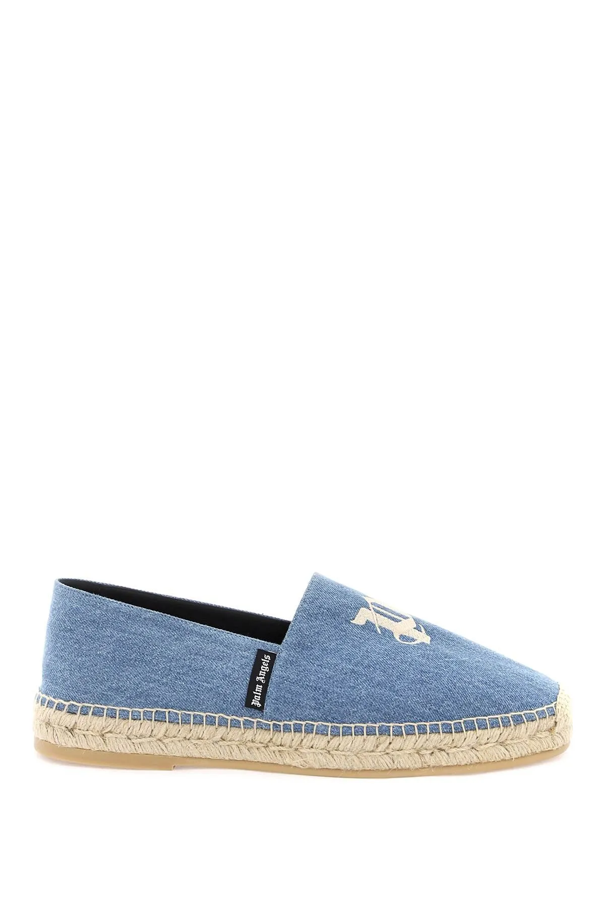 denim espadrilles with embroidered logo PMIB005R24DEN001 BLUE NO COLOR