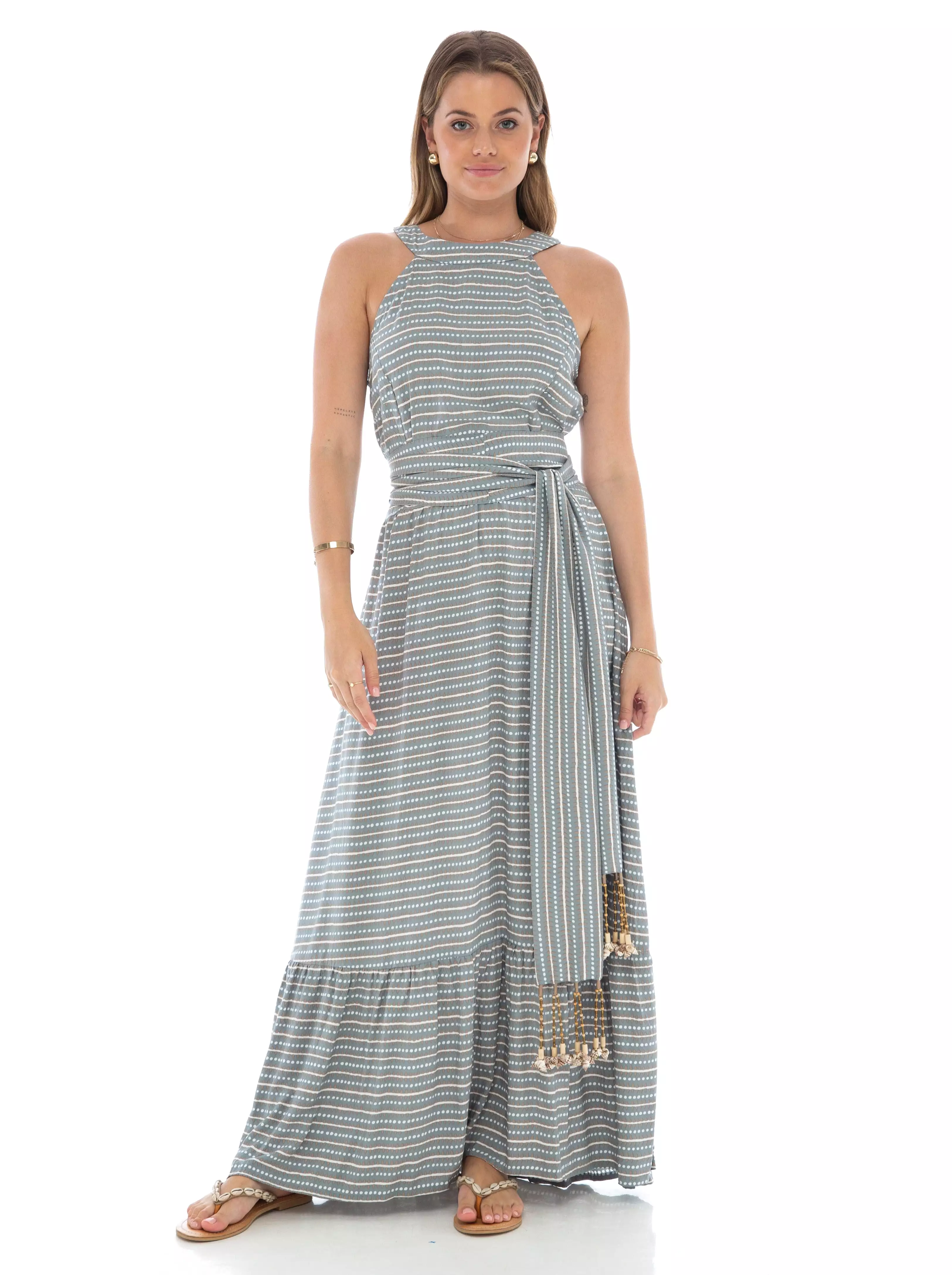 DESTIN LONG DRESS GREY