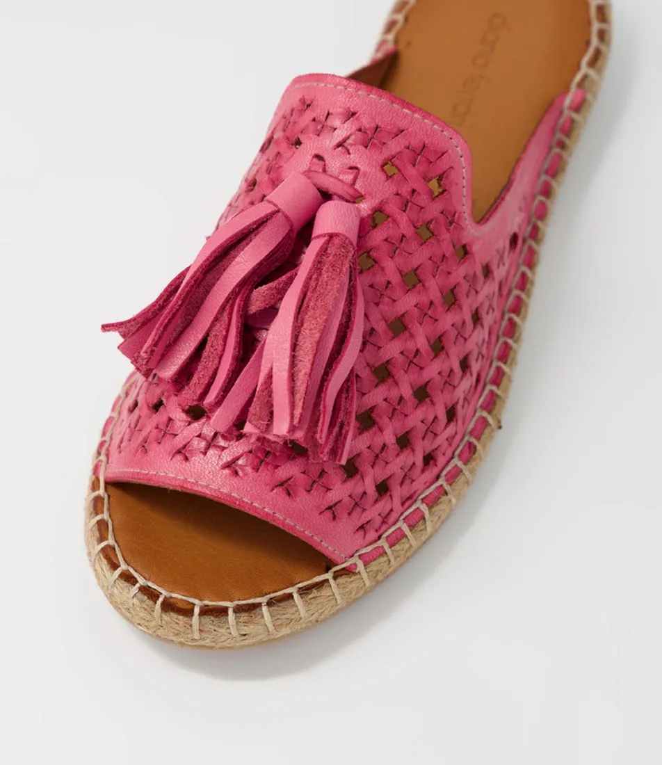 DIANA FERRARI Peggy Rose Leather Espadrilles