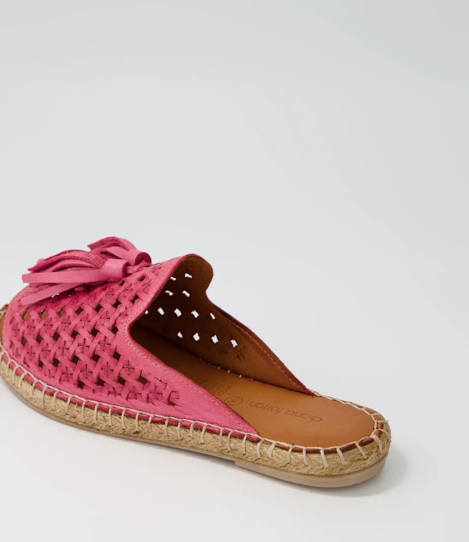 DIANA FERRARI Peggy Rose Leather Espadrilles