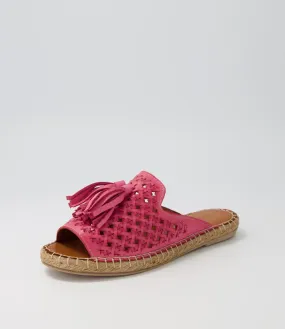 DIANA FERRARI Peggy Rose Leather Espadrilles