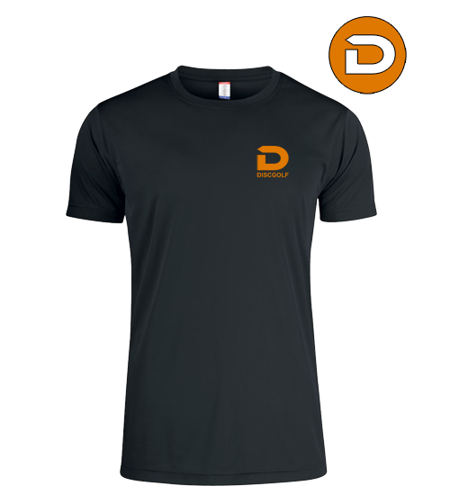 Discexpress & D Discgolf Funktions T-shirt (Herr)