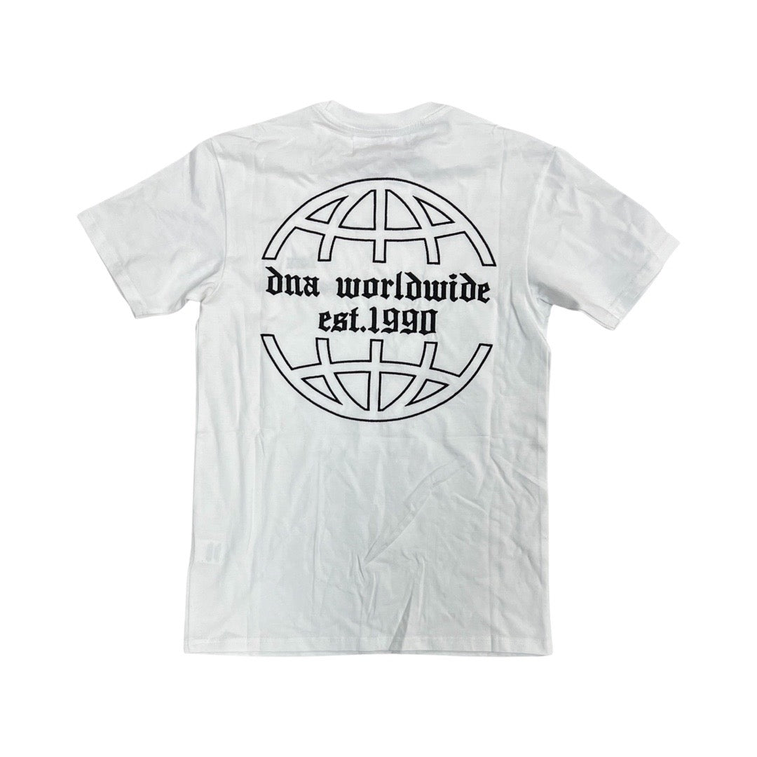 DNA Worldwide Web White/Black Tee