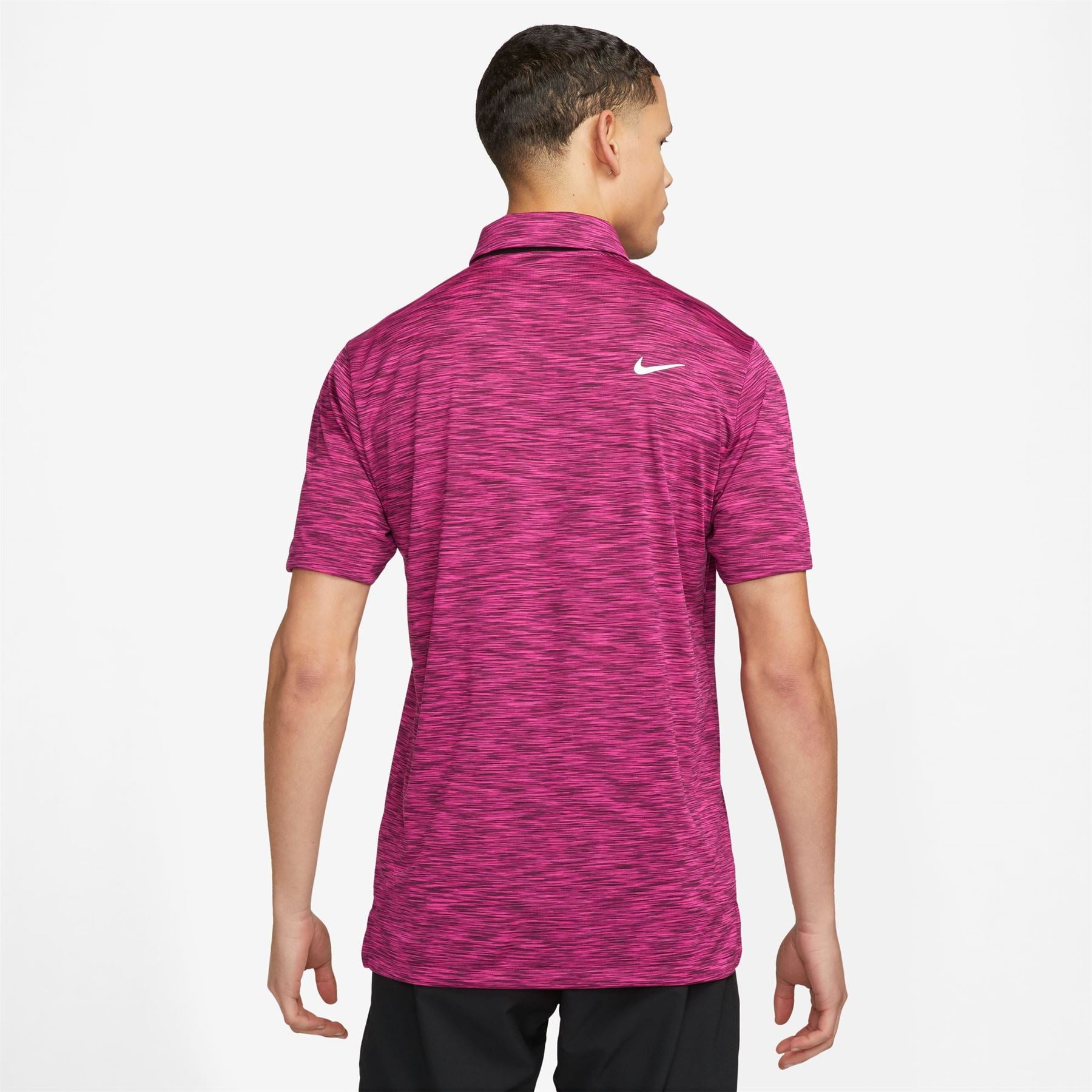 Dri-FIT Tour Stretch Space Dye Polo Bordeaux Pink - W23