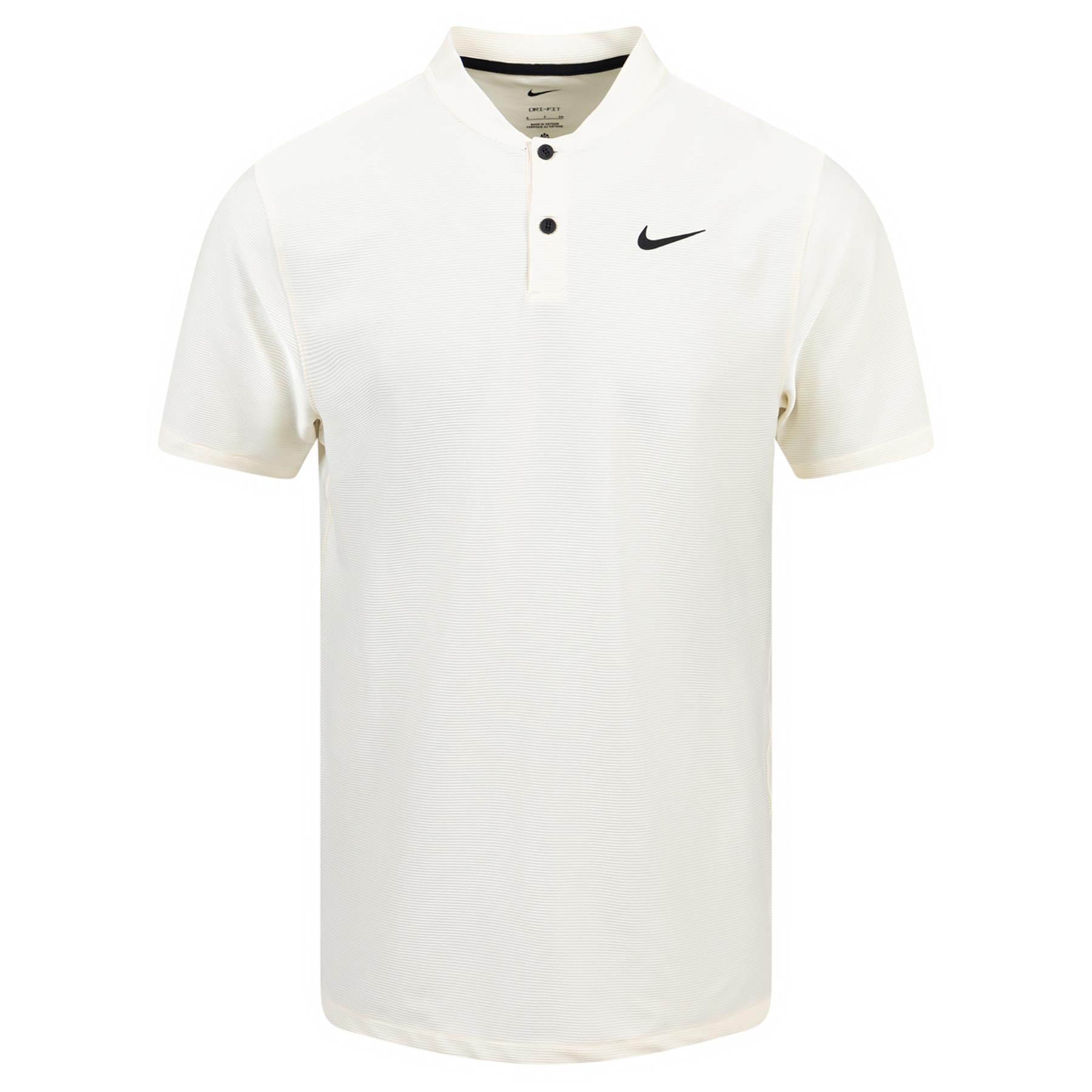 Dri-FIT Tour Texture Stripe Polo Coconut Milk Yellow - SS24