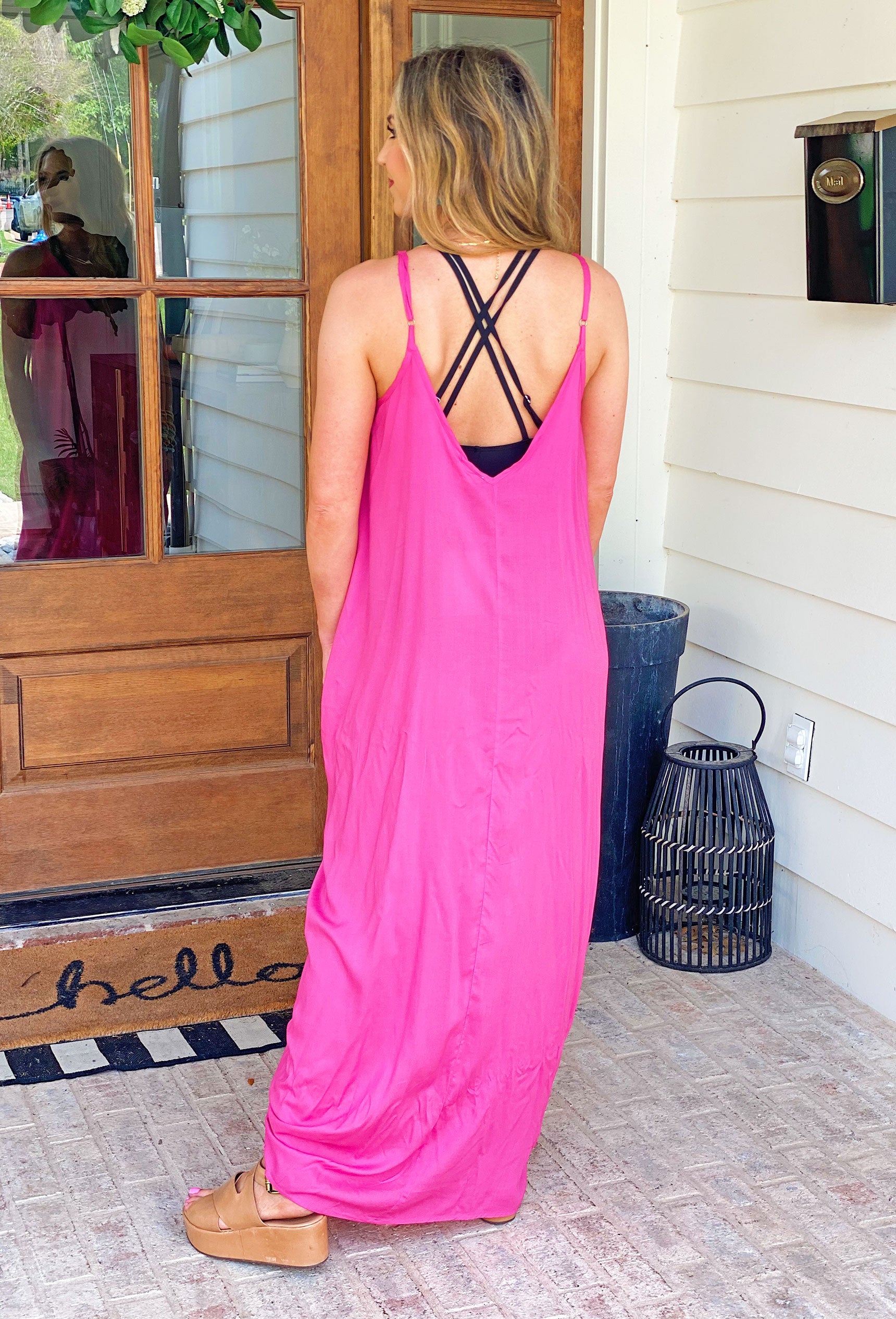 Elan Summer Lover Maxi Dress in Pink