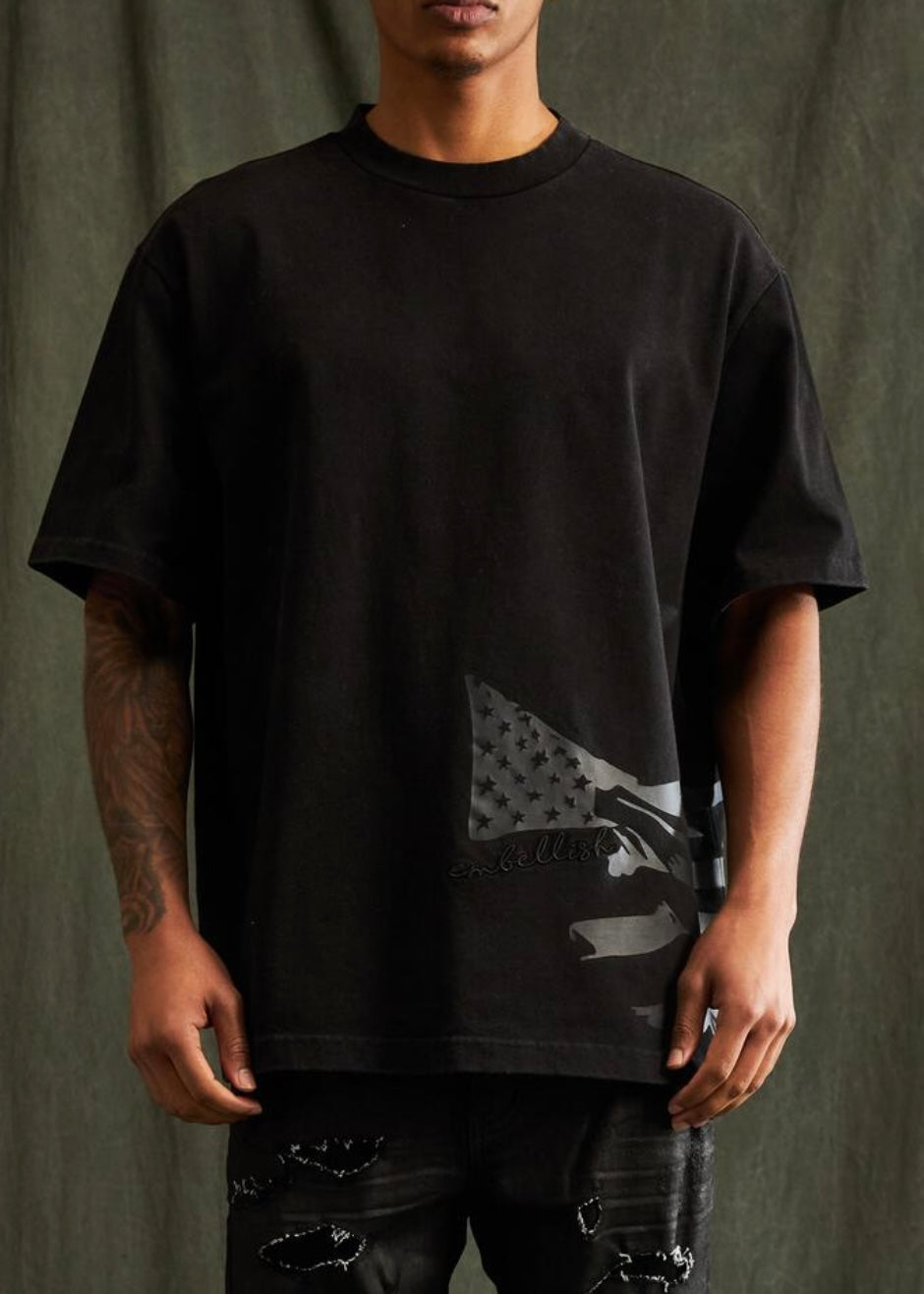 Embellish NYC Freedom Black Tee