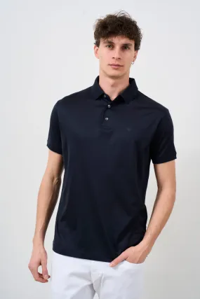 EMPORIO ARMANI Polo uomo con profili chevron