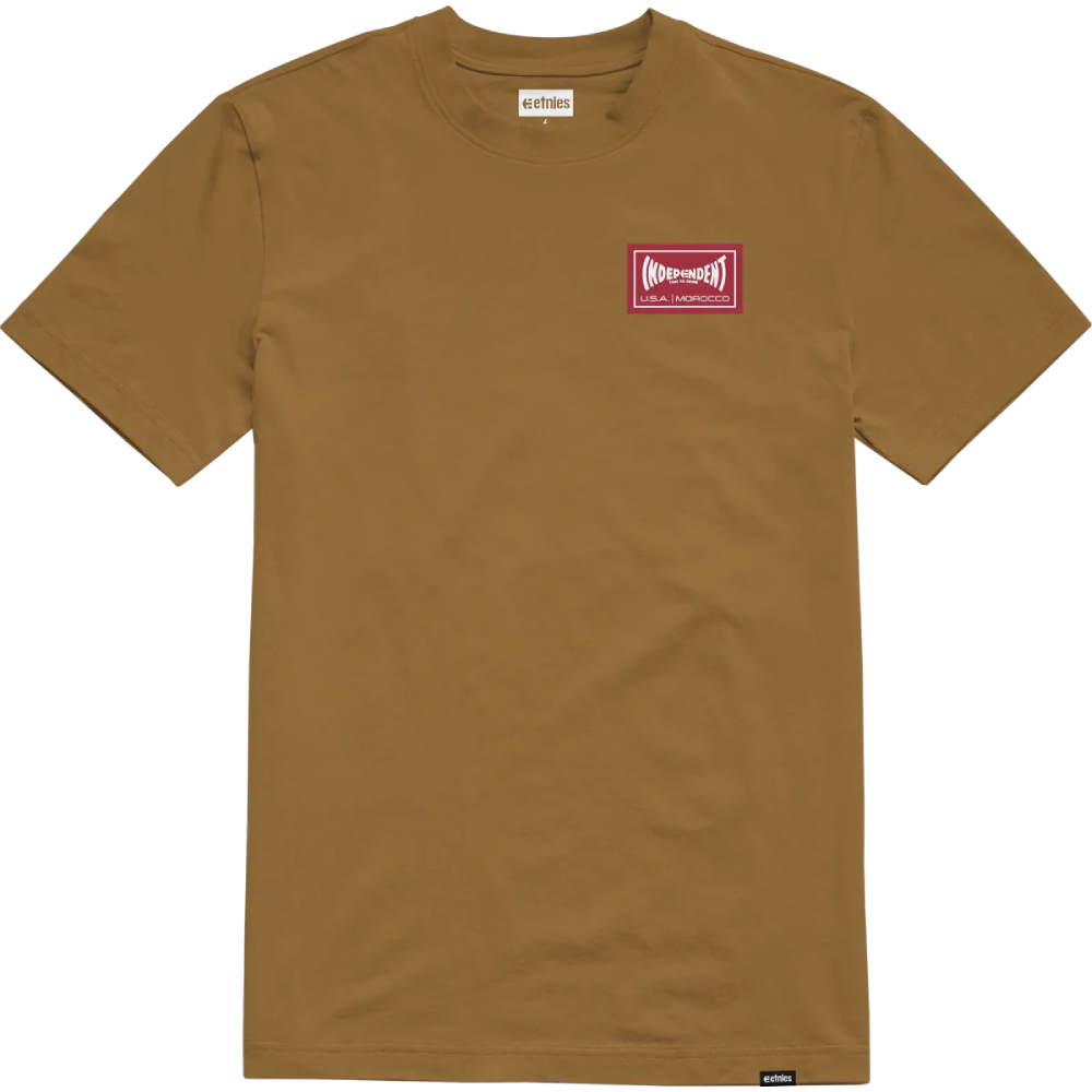 Etnies X Independent Wash T-Shirt Tobacco