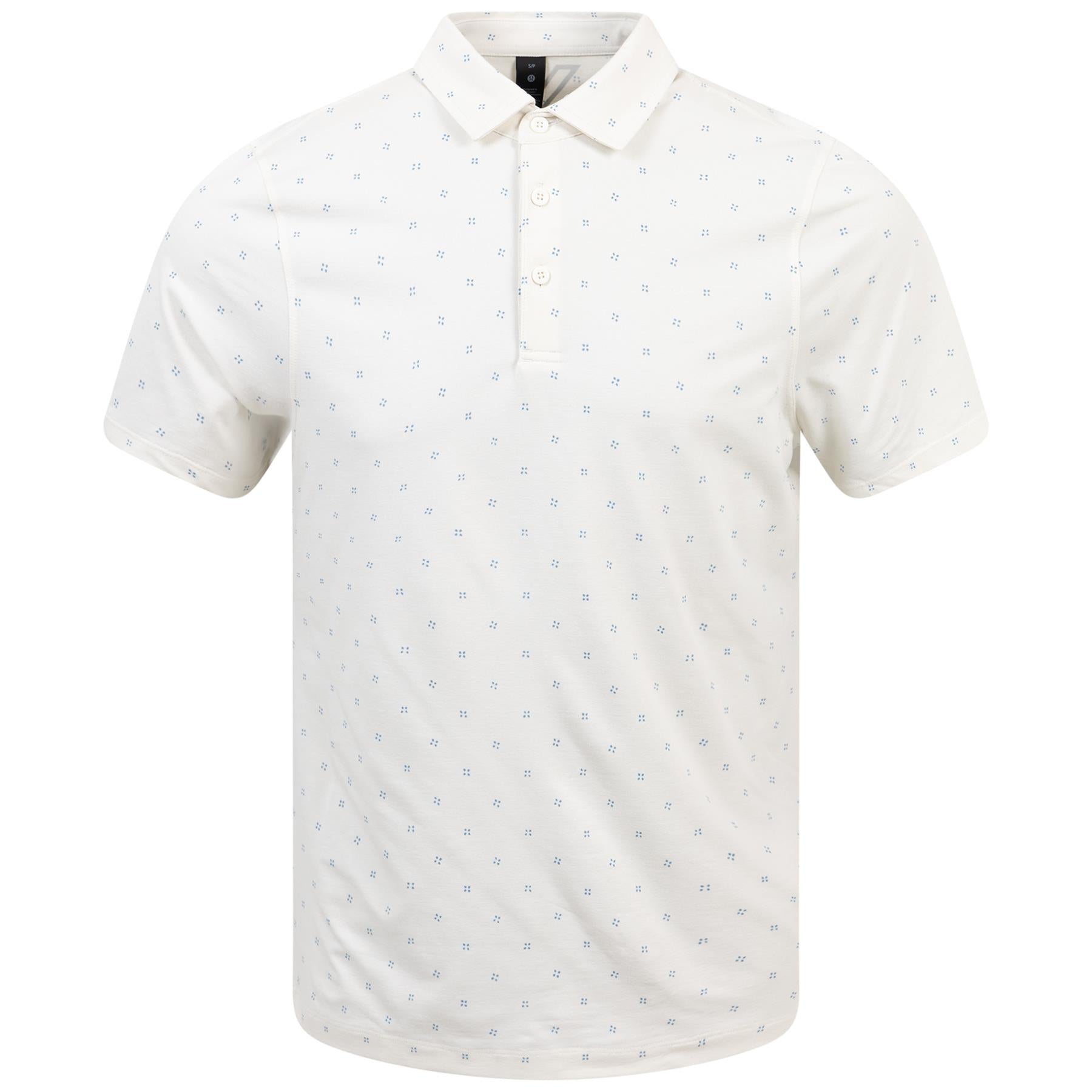 Evolution Stretch Print Polo Quad Dash/Antique White - SS24