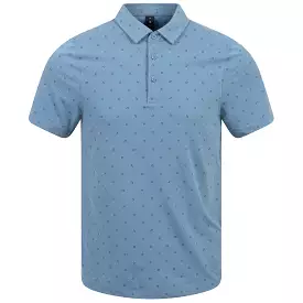 Evolution Stretch Print Polo Quad Dash/Utility Blue - SS24