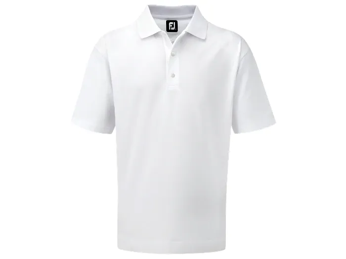 FootJoy Performance Stretch Pique Men's Polo Shirts - White