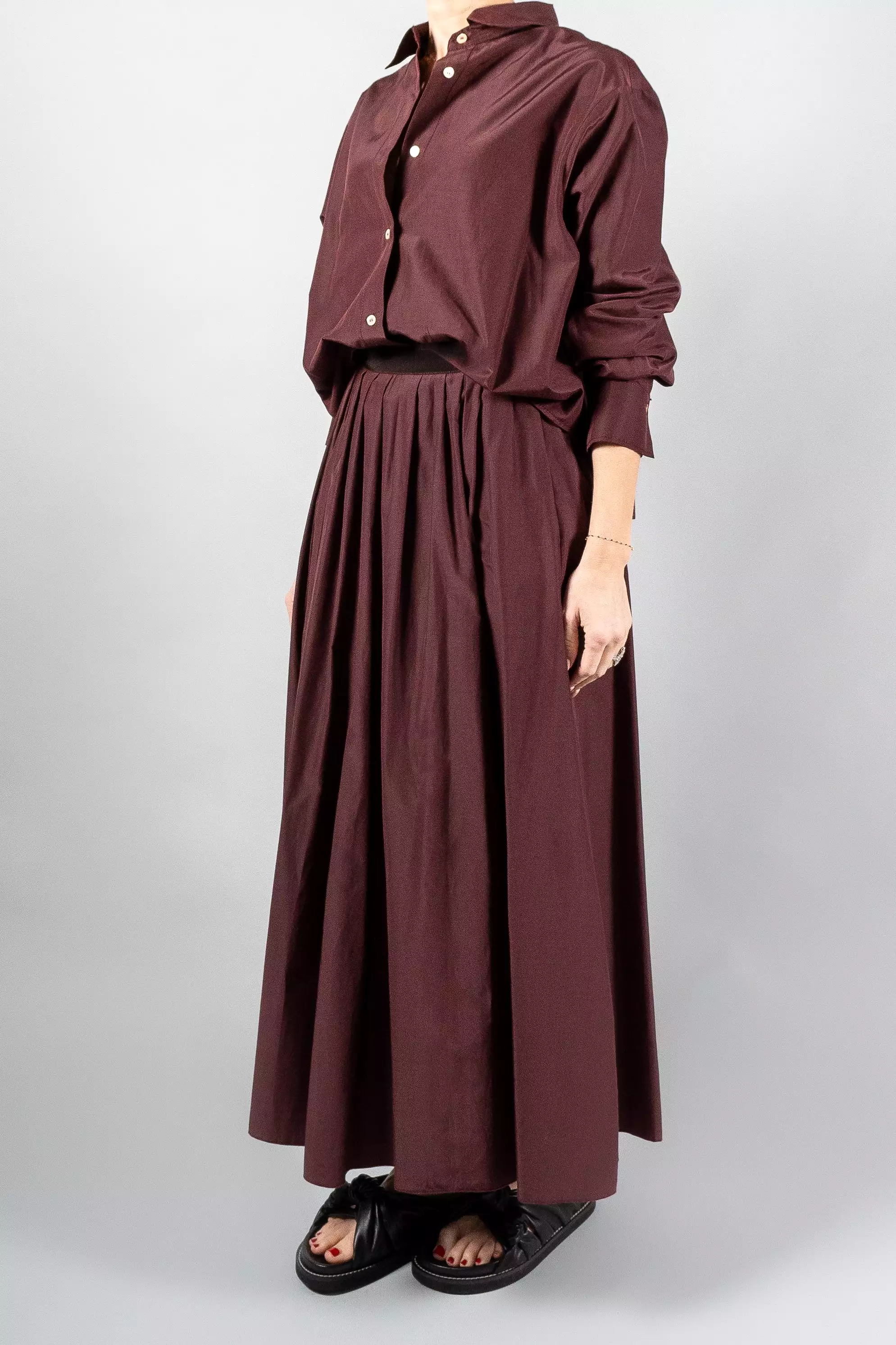 Forte Forte Chic Taffeta Long Skirt