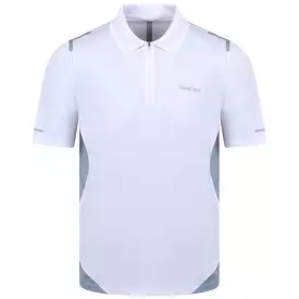 Frontier Quarter Zip Polo White - 2024