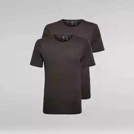 G-Star Basic 2 Pack Black Tee