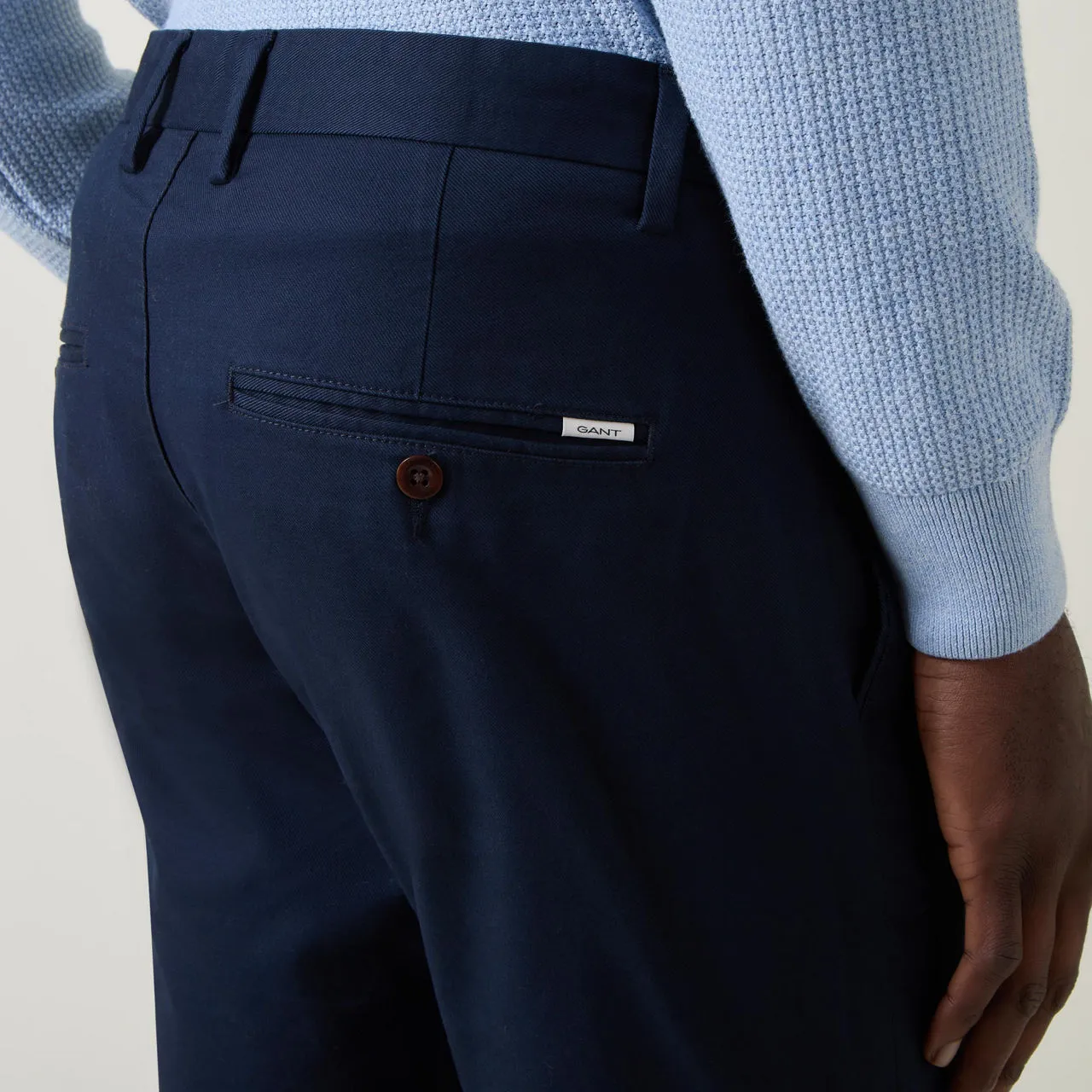 GANT The Sustainable Edit Slim Tapered Chinos - Navy