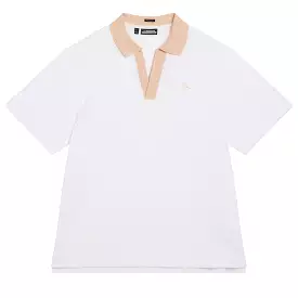 Gavin Pro Terry Relaxed Fit Polo White - W23