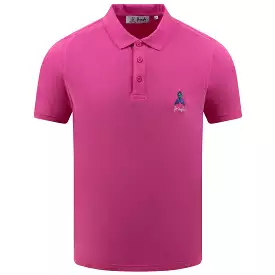 Geometric George Polo Heather Pink - SS23