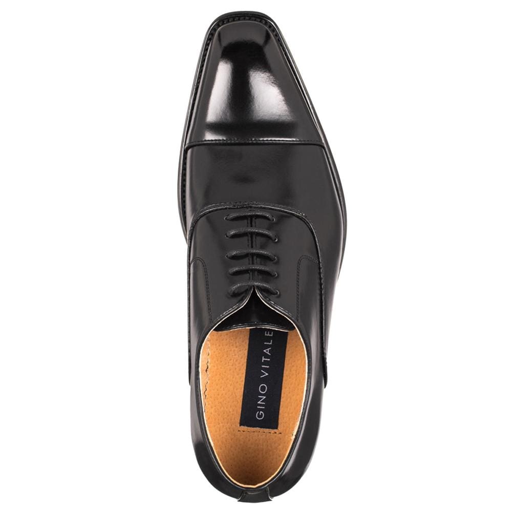 Gino Vitale Lace-up Cap Toe Dress Shoes