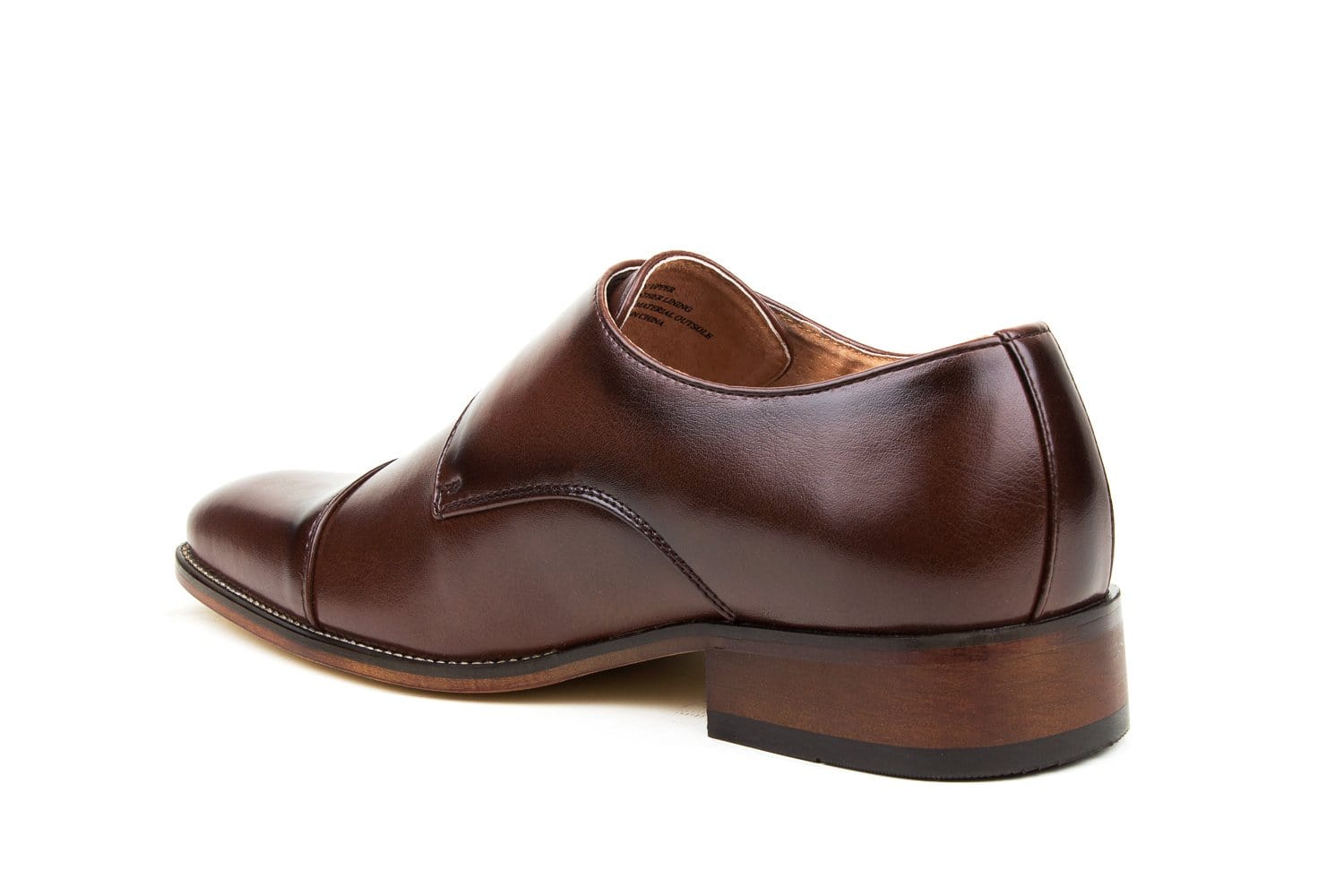 Gino Vitale Men's Monk Strap Dress Shoes