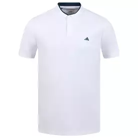 Go-To Henley Polo White - AW23