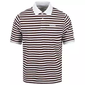 G.O.A.T. Pique Polo Brown Striped - SS23