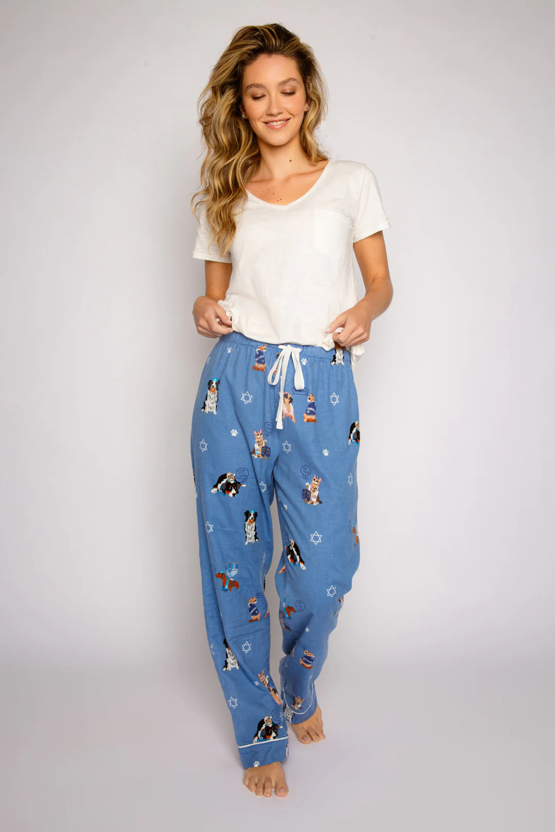 Hanukkah Flannel PJ Pants