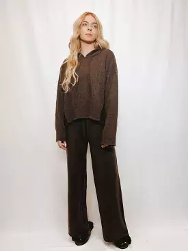 Heather Chocolate Cashmere Pant