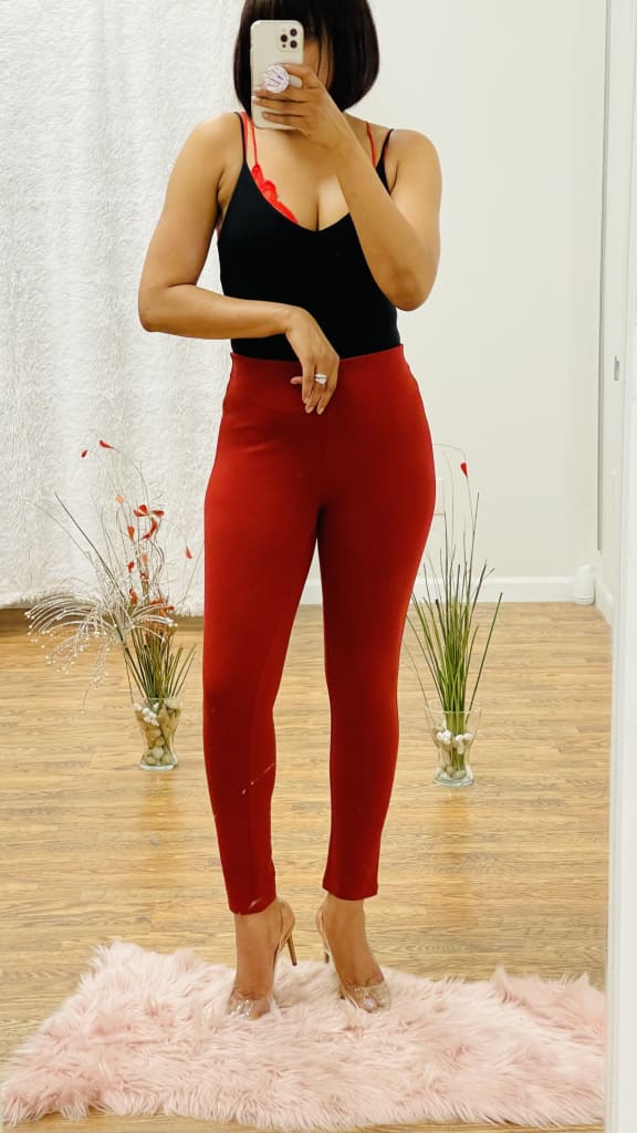 High waist pull on Pants