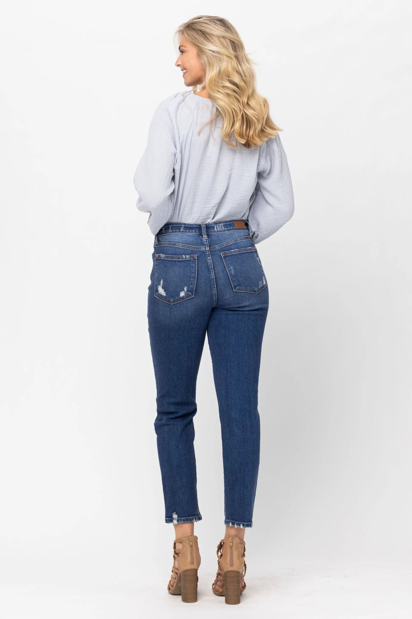 Judy Blue High Waist Front Yoke Slim Fit Jeans