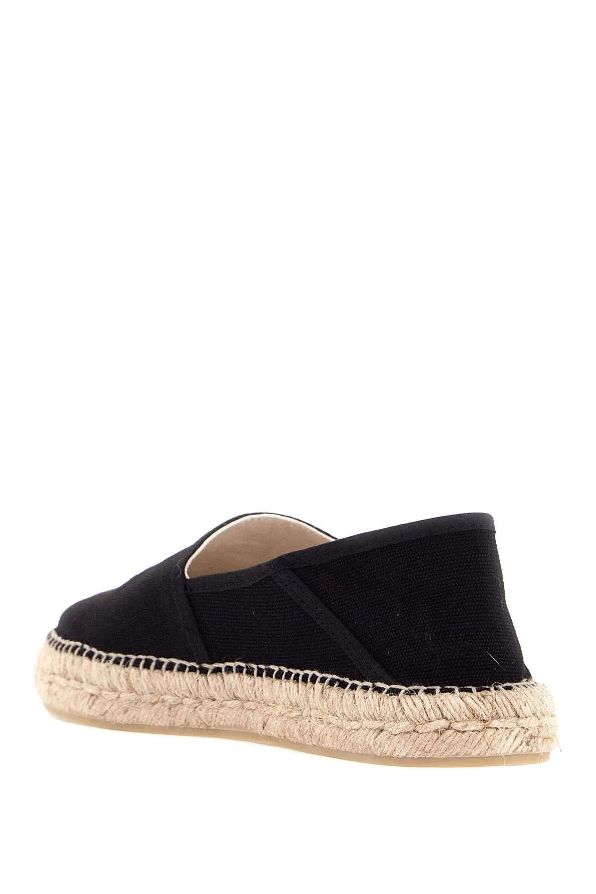 Kenzo Canvas Espadrilles With Logo Embroidery   Black