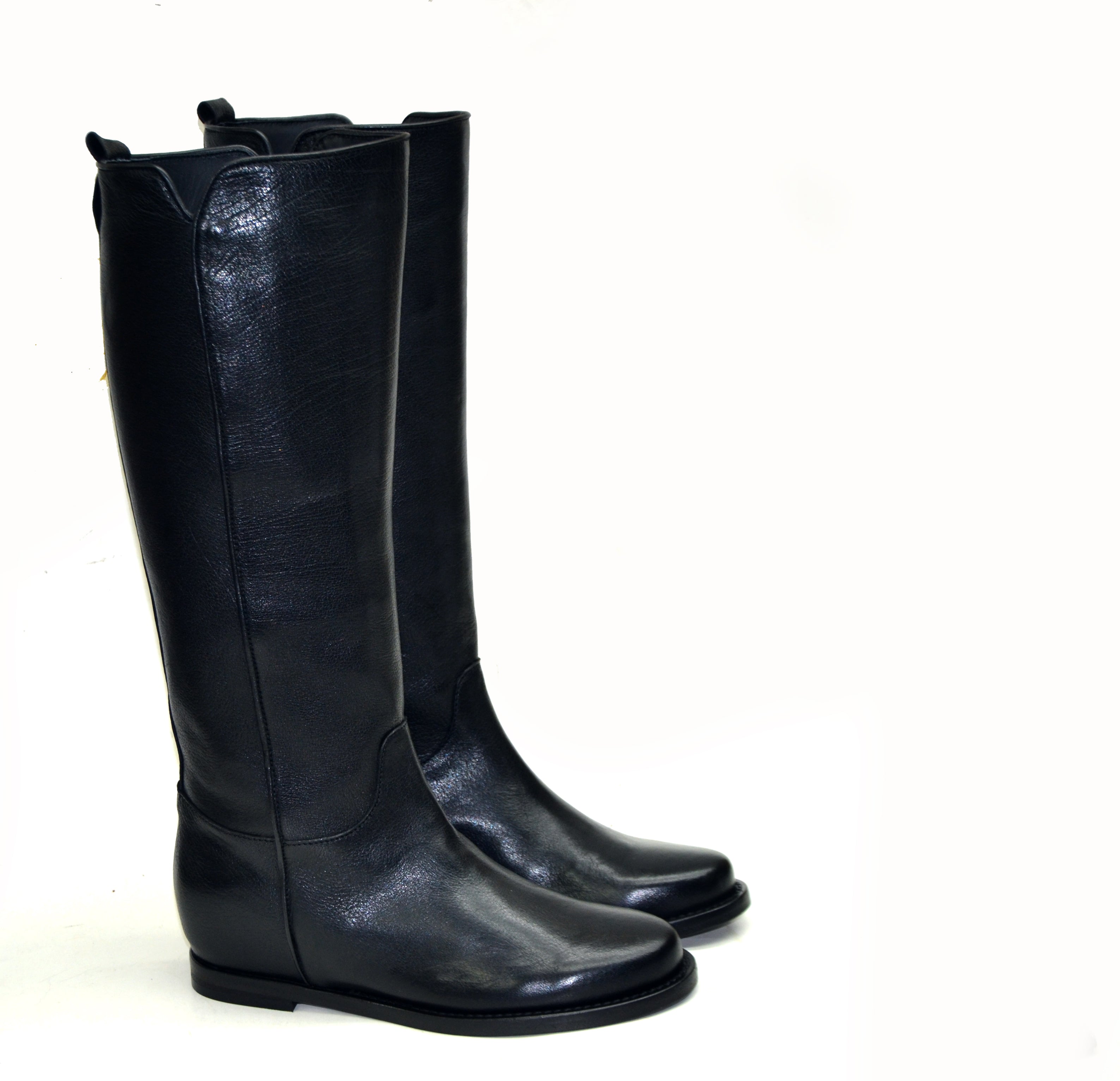 LAST PAIR 37- HORSE BLACK HIGH BOOTS