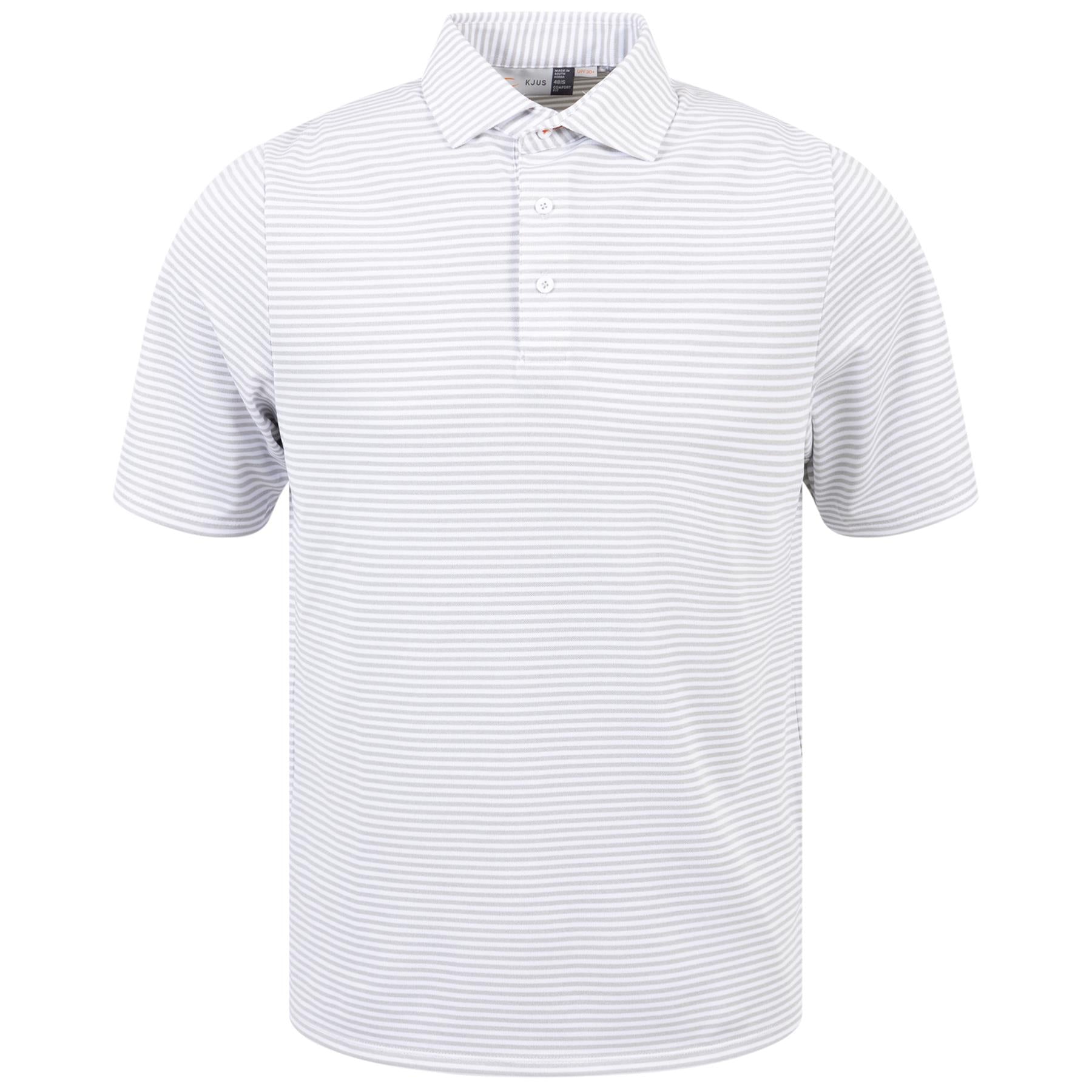 Lee Stripe Comfort Fit Stretch Polo Alloy/White - 2024