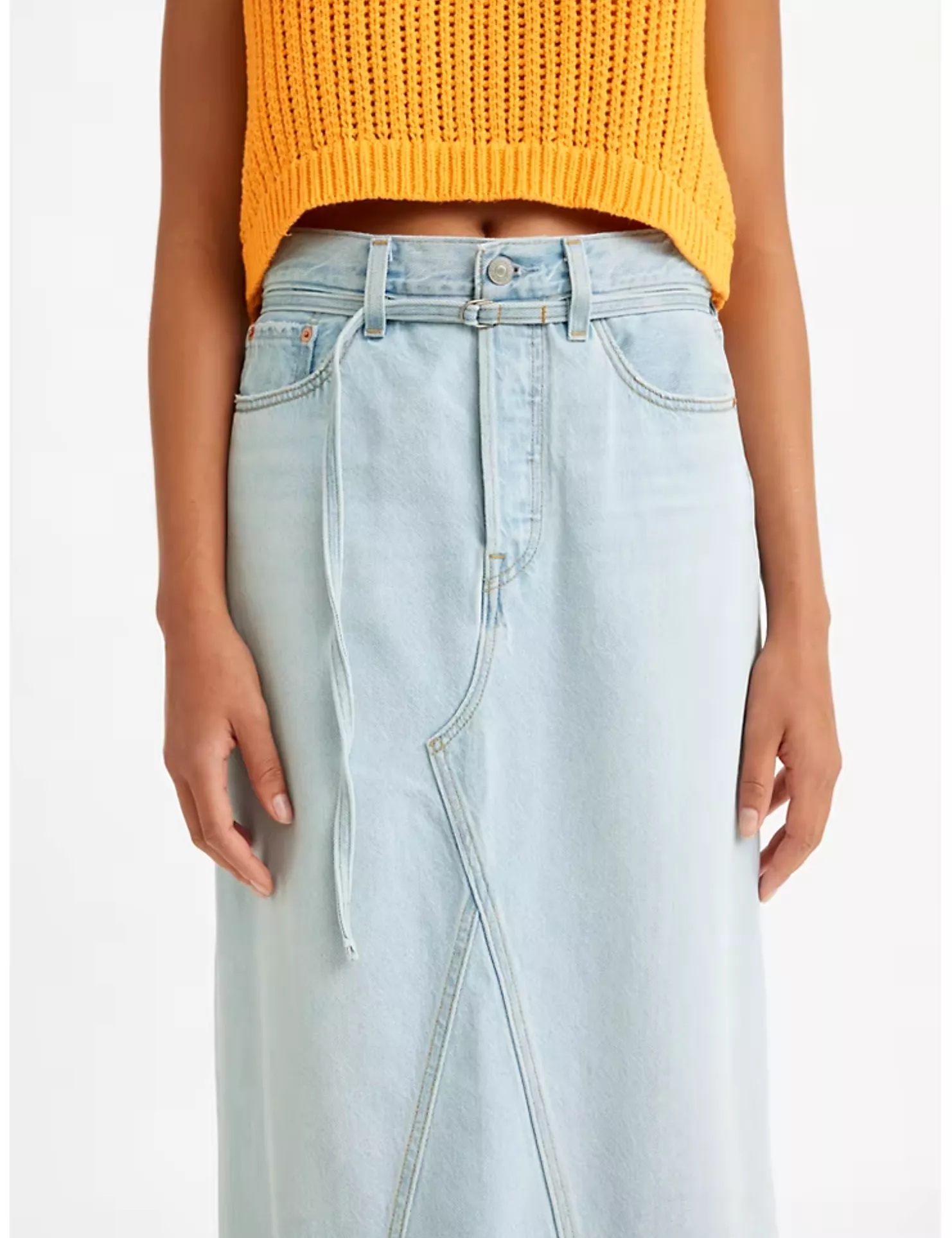 Levi's Iconic Long Skirt with Belt